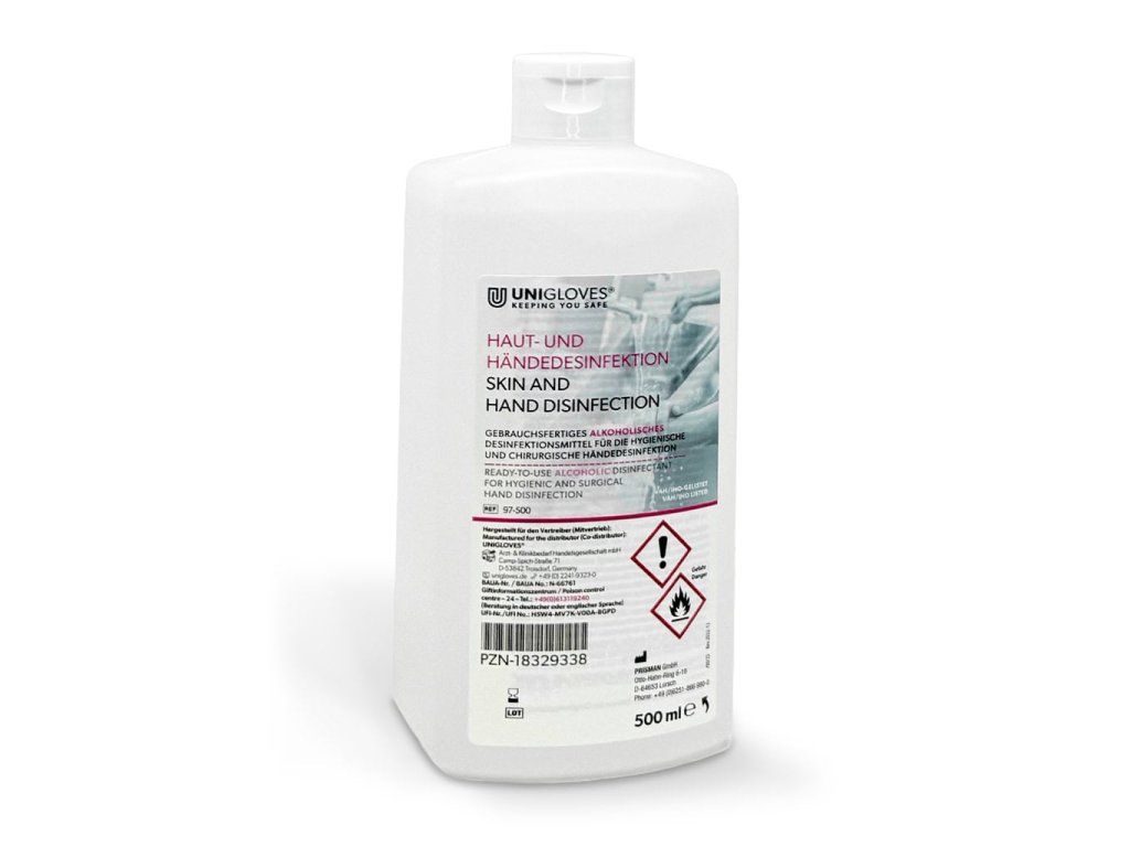 Unigloves dezinfekce na ruce 500 ml