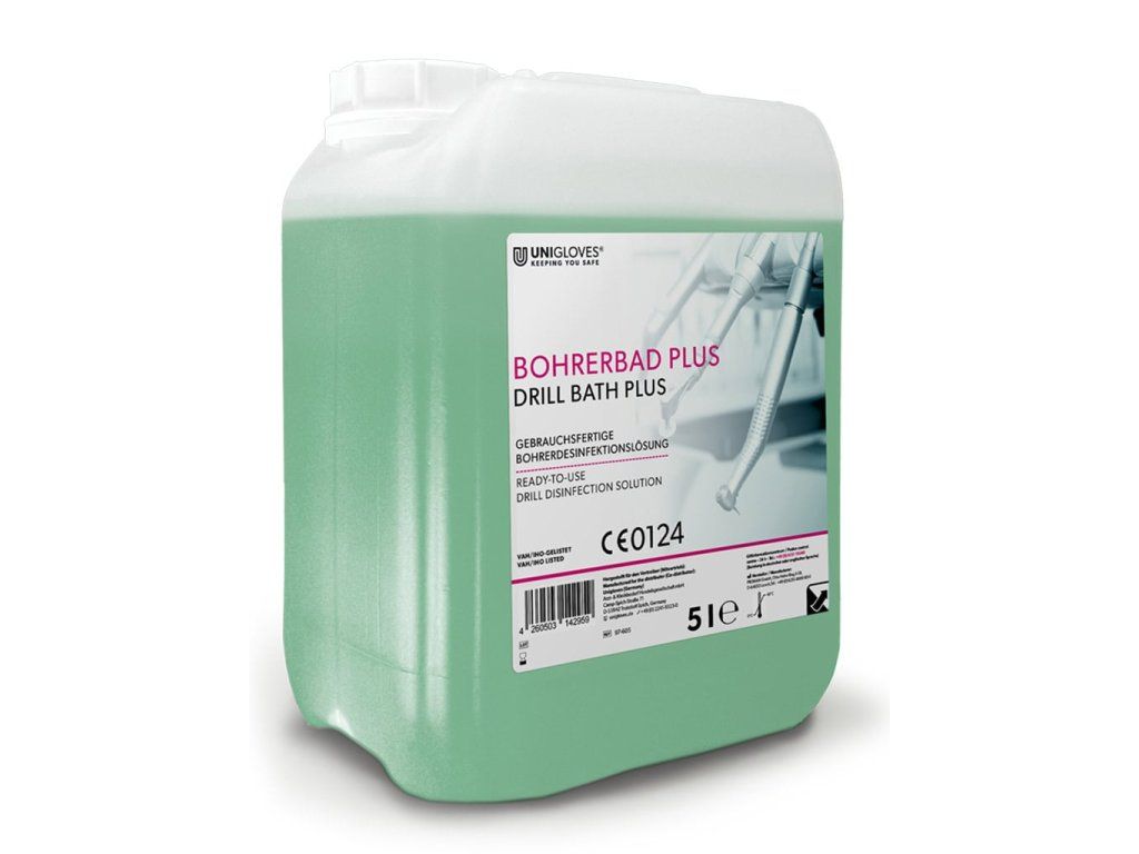 Unigloves Bohrerbad Plus dezinfekce nástrojů 5 l