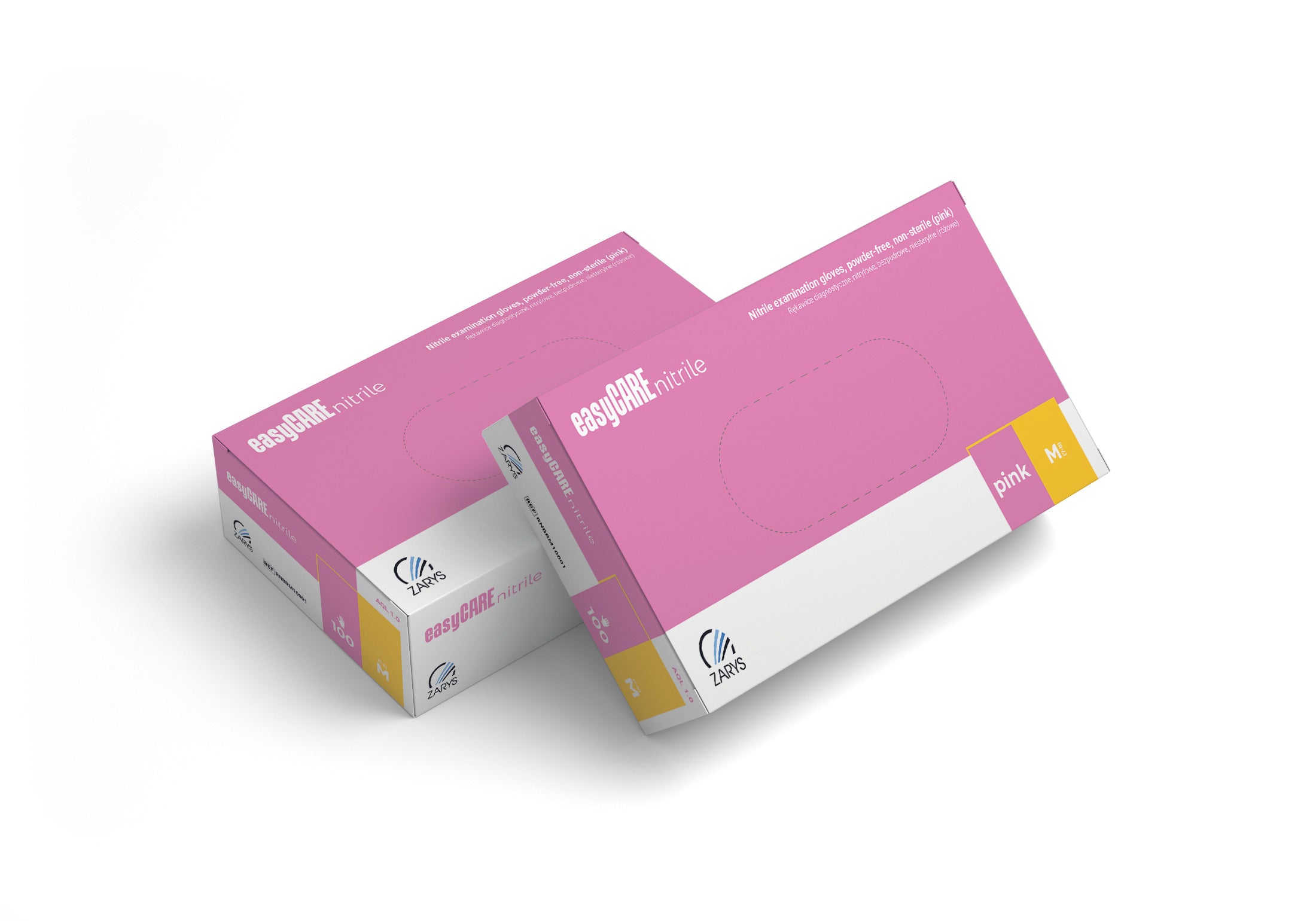 easyCare nitrilové rukavice - světle růžové - obrázek 2