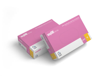 easyCare nitrilové rukavice - světle růžové - obrázek 2