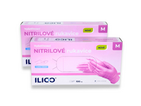 ILICO Nitrilové rukavice - růžové