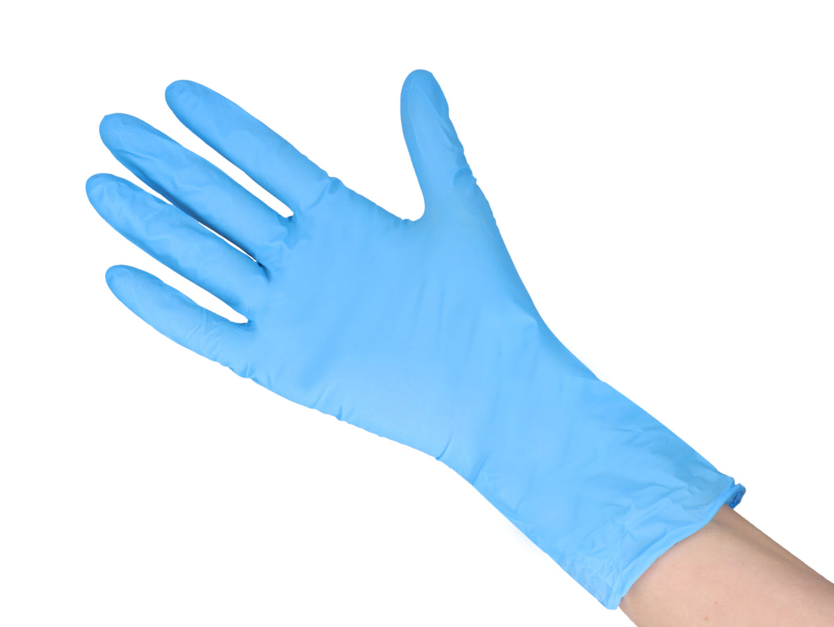 easyCare nitrilové rukavice - modré - obrázek 3