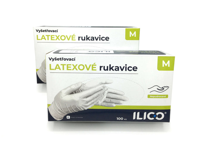 ILICO Latexové rukavice (100 ks)