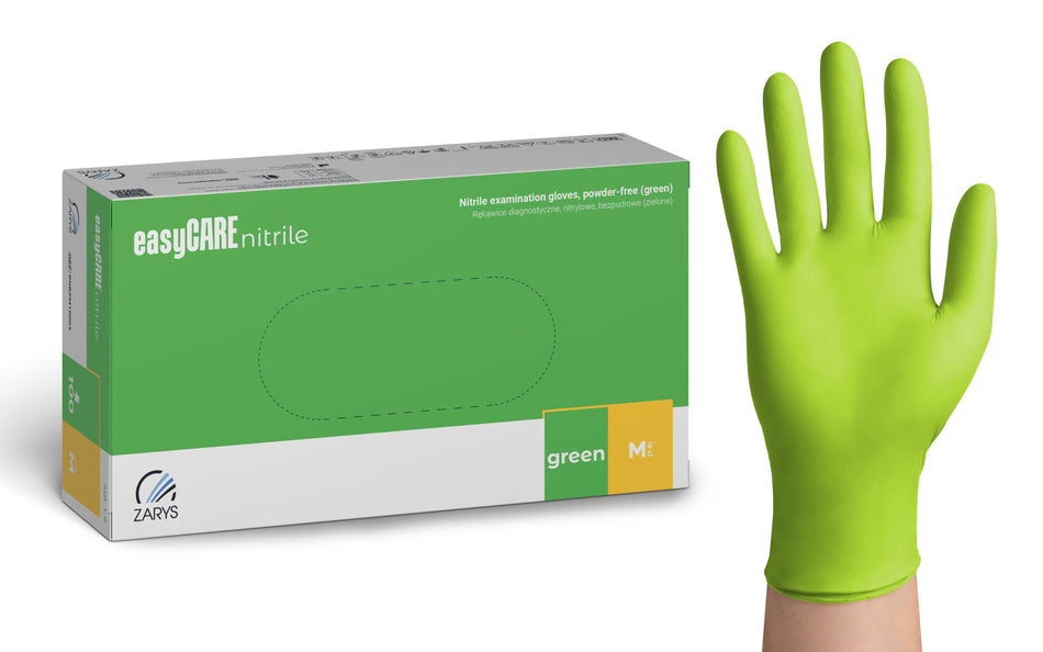 easyCare nitrilové rukavice – zelené